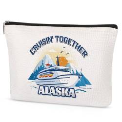 SEAOYOZO Alaska Geschenk-Make-up-Tasche für Damen, Reise-Reisetasche, Kreuzfahrt-Liebhaber, tragbares Strandzubehör mit Reißverschluss-Tasche, Kosmetiktasche für Mädchen, Cruise Alaska, Small, Cruise von SEAOYOZO