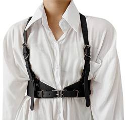 SEAUR Punk Leder Harness Taille Bein käfigbetten Geschirr Gothic Strumpfband Gürtel für Damen von SEAUR