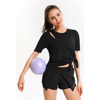 SEGUEN Sporttop Lockere schlankmachende Sport-Kurzärmel (Dünnes T-Shirt für Damen, Fitnessbekleidung) von SEGUEN