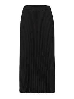 SELECTED FEMME Damen Slfalexis Mw Midi Skirt Noos Rock, Black, 36 EU von SELECTED FEMME