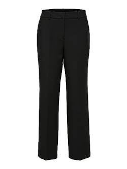 SELECTED FEMME Damen Slfrita Mw Wide Pant Black N Noos, Schwarz, 34W / 32L von SELECTED FEMME