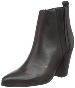 SELECTED FEMME Sfnikole Leather Boot F, Damen Ankle Boots, Schwarz (Black), 36 EU von SELECTED FEMME