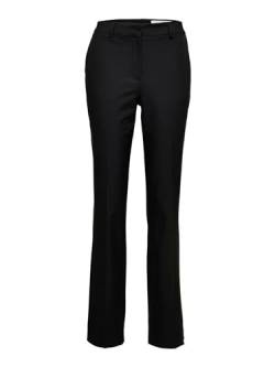 SELECTED FEMME a/s Damen Slfeliana Mw Straight Pant B Noos Hose, Schwarz, 40W / 30L EU von SELECTED FEMME