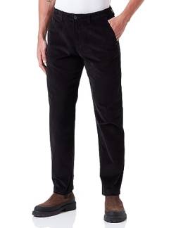 SELETED HOMME Herren SLHSTRAIGHT-Miles 196 Cord Pants W NOOS Hose, Black, 32W x 32L von SELECTED FEMME