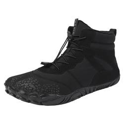 Barfuß Wanderstiefel Barfußschuhe Breite Zehenbox Wasserdicht Winter Barfußschuhe Schnell Trocknend Traillaufschuhe Trainer Minimalistische Zero Drop Sohle Stiefel Sneakers für Herren Damen von SENZZ