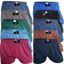 SGS 6-10 Pack Unterhosen Mann Herren Unterhosen Boxershorts Men (10.Stück, 9/3XL) von SGS