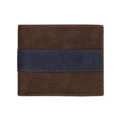 SHAPLE Herren Portemonnaie Neuen Männer Frosted Mappen-Leder-Kurz Multi-Card Slot große Kapazitäts-koreanische Art und Weise Jugend Retro- Männer Wallet (Color : Bruin) von SHAPLE