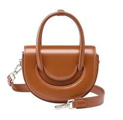 Damen Henkeltaschen, Vintage-Handtasche Für Damen, Sommer, Retro-Stil, Messenger-Schultertasche Einfache Handtaschen(B) von SHCHNA