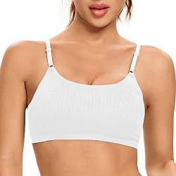 SHEKINI BH ohne Bügel Damen Schlaf-BH Soft Bra Sport BH Gepolstert Bralette Bustier von SHEKINI