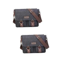 SHERCHPRY 2St Umhängetasche für Männer Umhängetasche aus Segeltuch Männer Umhängetasche Herrentasche für Herren Crossbody Schultertasche Umhängetasche Herren beiläufig Rucksack Mann von SHERCHPRY