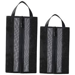 SHERCHPRY 2st Aufbewahrungstasche Aus Mesh Schrank Schuhbeutel Reisezubehör Taschenorganisator Beutel Für Reiseschuhe Reisetaschen-Organizer Reiseset Für Männer Atmungsaktives Polyester-Netz von SHERCHPRY