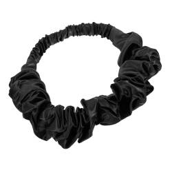 SHERCHPRY Haarschmuck Aus Satin Mit Rüschen Stirnbänder Für Den Haarband Zum Waschen Des Gesichts Breite Haarbänder Elastische Stirnbänder Beauty-stirnband Kopfbedeckung Bilden Damen von SHERCHPRY