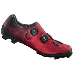 Shimano Unisex Zapatillas SH-XC702 Cycling Shoe, Rot, 45.5 EU von SHIMANO