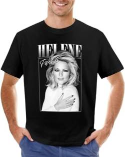 Funny Gift Helene Fischer T-Shirt Anime T-Shirt Short T-Shirt Mens Clothing Black S von SHIXUED