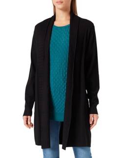 SIDONA Women's Damen Offener Cardigan 10426481-SI01, Schwarz, M/L Sweater von SIDONA