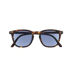 SILAC Unisex Sonnenbrille mit Sehstärke – Rechteckige Gläser – Sonnen Leser mit Retro-Style Schildpatt Fassung - UV400 Schutz - +3,00 Dioptrie – Für Damen und Herren - Brown Sol Turtle Rubber 7550 von SILAC