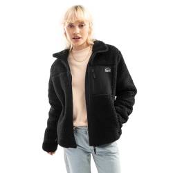 SIROKO - Sherpa Fleecejacke für Damen Blackcomb-W - XS - Schwarz von SIROKO