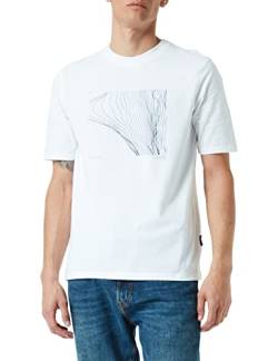 Sisley Herren 3096S101Q T-shirt, White 101, S von SISLEY