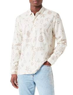 Sisley Herren 5JCQSQ00K Shirt, Beige 912, XXL von SISLEY