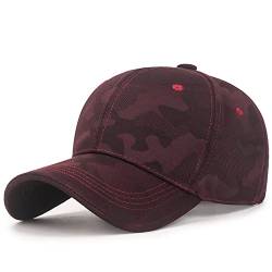 SJTJSPX Baseball Kappe Herren Damen Snapback Cap Camouflage Basecap UV Schutz Sonnenhut Outdoor Sport Baseballcap Einstellbar Mütze Golf Tennis Hut Freizeit Mode Trucker Cap Sommer Unisex Schirmmütze von SJTJSPX