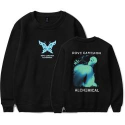 SKALSDVXC Dove Cameron Merch Alchemical Chrysalis Crewncek Sweatshirt Butterfly Fashion Unisex Hooded Sweatshirt, Schwarz , XS von SKALSDVXC