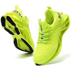 SKDOIUL Herren Sport Athletic Laufschuhe Walkingschuhe, 1919 fluoreszierendes Grün, 39.5 EU von SKDOIUL