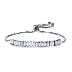 SKJUBLPG Armband Armreif für Damen Schmuck weiß von SKJUBLPG