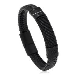 SKJUBLPG Herren Armband Schwarz von SKJUBLPG