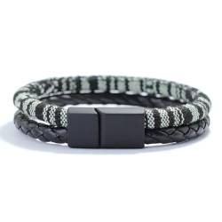 SKJUBLPG Herren Armband Schwarz von SKJUBLPG