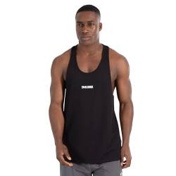 SMILODOX Herren Tank Top Stringer Leno, Regular Fit, ärmelloses Workout-Shirt für Gym, Fitness & Bodybuilding, Größe:XL, Color:Schwarz von SMILODOX