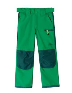 SMONTY Kinder Softshellhose mit Netzfutter Winddicht Wasserabweisend Atmungsaktiv Feuchtigkeitsableitend Schnelltrocknend und Verschleißfest Wanderhose Outdoor Sporthosen(GRÜN 11-12) von SMONTY