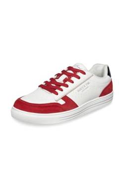 SOCCX Damen Retro Sneaker Clear Red/White 41 von SOCCX