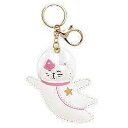 SOIMISS 1 STK Schlüsselanhänger Kinder dekor Tierspielzeug Plüschpuppe Cartoon-Plüschtier Koreanisches Dekor Kawaii tiermotive autoanhänger kaufen Key Chains Taschenanhänger Hardware- Weiß von SOIMISS