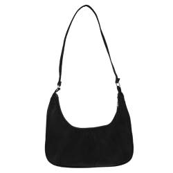 SOIMISS 1Stk Achseltasche Umhängetasche zum Umhängen Damenhandtasche Damen-Tragetaschen Frau Handtasche Geldbörse storage pockets storage bags modische Damentasche Frauentasche Nylon Black von SOIMISS