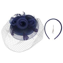 SOIMISS -Feder-Hut Brautkopfschmuck für die Hochzeit Stirnband für die Teeparty wedding hair accessories geburtstagshüte Tiara Haarschmuck für die Braut Kopfschmuck für die Braut von SOIMISS