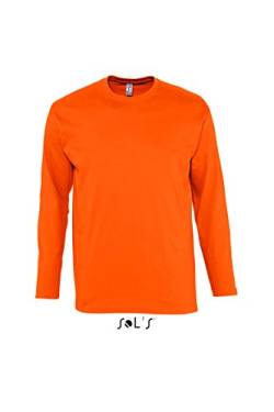 Sols Langarm T-Shirt Monarch, Orange, S von SOL'S