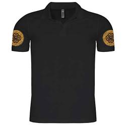 SONS OF ODIN Herren Poloshirt Polohemd Wir bleiben Heiden (mit Rückendruck) von SONS OF ODIN