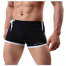 SOOUICKER Badehosen für Herren, Badehose Herren Kurz Eng Pink Badeshorts Herren Stretch Schwimmhose Herren Training Boxershorts Badeshorts Herren Retro Badehose Herren Eng Sexy von SOOUICKER