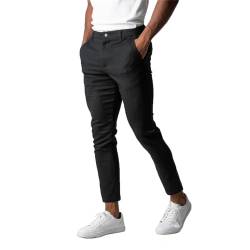 SOOUICKER Chino Hose Herren Stretch Business Anzughose Herren Slim Fit Elegant Chino Hose Herren Anzug Comfort Fit Hosen Herren Chino Stretch Anzughose Herren Chino Chino Hose Herren Tapered Laufhose von SOOUICKER