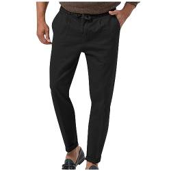 SOOUICKER Chino Hose Herren mit Gummibund Anzughose Herren Elegant Freizeithose Herren Stretch Chino Hose Herren Tapered Jogginghose Herren Anzug Optik Chino Hose Herren Comfort Fit von SOOUICKER