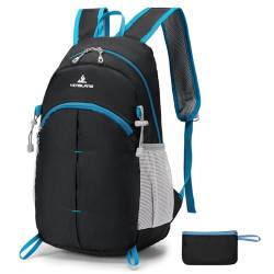 SPAHER Faltbare Reisetasche Handgepäck Wizzair Vueling Ultraleicht Wanderrucksack 20L Rucksack Wasserdicht Backpack Kleiner Daypack Flugzeug Reiserucksack für Damen Herren Outdoor Wandern Camping von SPAHER