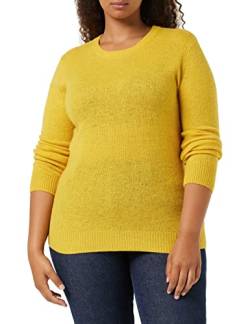 SPARKZ COPENHAGEN Damen Pure Cashmere O-Neck Pullover, Gelb (Tuscan Sun 362), 38 (Herstellergröße: Large) von SPARKZ COPENHAGEN