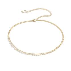 SQMSK 80-100 cm Elegante Quaste Taillenkette Pailletten Taillenkette Sexy Körper Taillenkette Perlen Taillenkette Für Frauen Und Mädchen von SQMSK