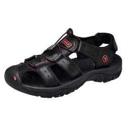 SRTUMEY Sandalen Herren Outdoor Sandalen Sportsandalen Herren Sandalen Sport Strand Hausschuhe Schiebe Outdoor Hausschuhe Sandalen Bommel Herren Schuhe 43 von SRTUMEY