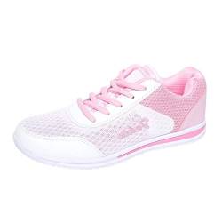 SRTUMEY Sneaker Damen Schuhe Damen Sportschuhe für Damen für Frauen atmungsaktiv auf dem Slip beiläufige Mode Mesh-Schuhe für Frauen Sneaker Damen 39-42 von SRTUMEY