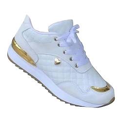 SRTUMEY Sneaker Damen Schuhe Damen Turnschuhe Damen Atmungsaktive, farblich passende Freizeit-Laufschuhe für Damen Luftige Schuhe Damen Turnschuhe Mädchen von SRTUMEY