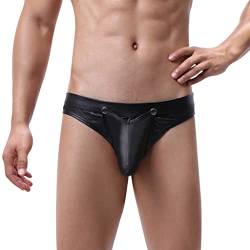 SRZYMJ Slips Herren Strings & Tangas Für Herren Underpants Unterhosen Herren Lockere Boxershorts Shorty Set Herren SkiUnterwäsche Herren Hose Herren Retroshorts Schwarz L von SRZYMJ