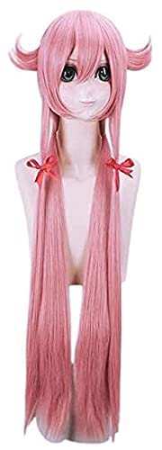 Cosplay Anime Mirai Nikki Gasai Yuno Pink Long Wig Cosplay Costume The Future Diary Heat Resistant Synthetic Hair Women Cosplay Wigs Beauty von SSLQYLEE