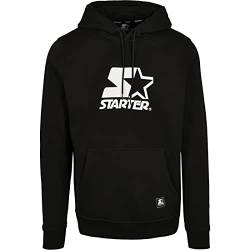 Männer Streetwear Kapuzenpullover mit Känguruh-Tasche, Black, Größe XXL von STARTER BLACK LABEL