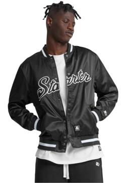 STARTER BLACK LABEL Herren Jacke Starter Satin College Jacket black L von STARTER BLACK LABEL